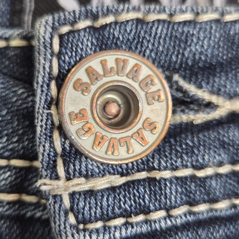 Salvage Mayhem Bootcut Jeans Designed For Buckle Size 36 - Picture 4 of 11